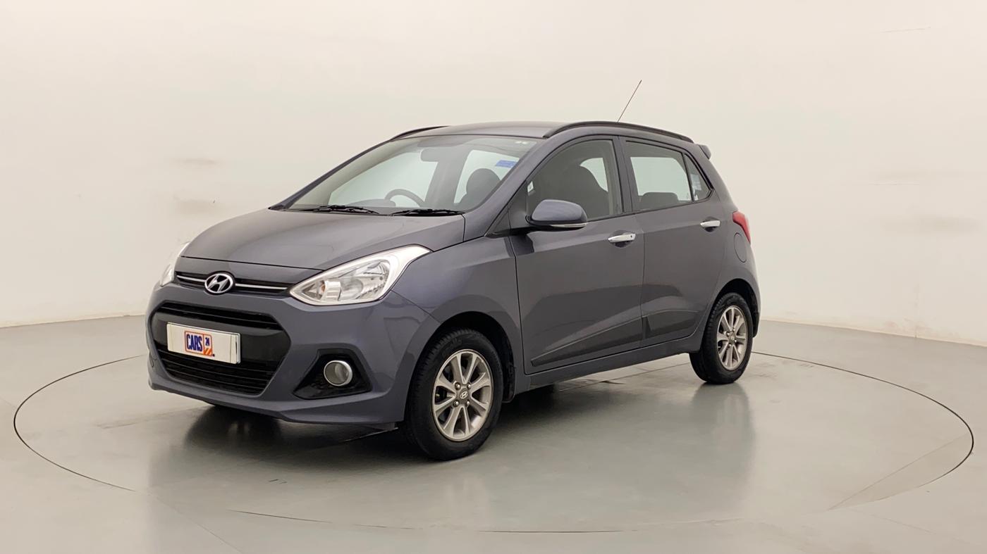 2016 Hyundai Grand i10 ASTA (O) 1.2 KAPPA VTVT, Petrol, Manual, 38,697 km, Left Front Diagonal