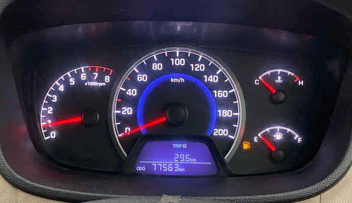 2016 Hyundai Grand i10 MAGNA 1.2 KAPPA VTVT, Petrol, Manual, 77,533 km, Odometer Image