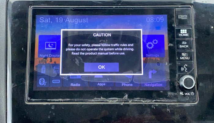 2017 Honda WR-V 1.2L I-VTEC VX MT, Petrol, Manual, 87,581 km, Infotainment system - GPS Card not working/missing