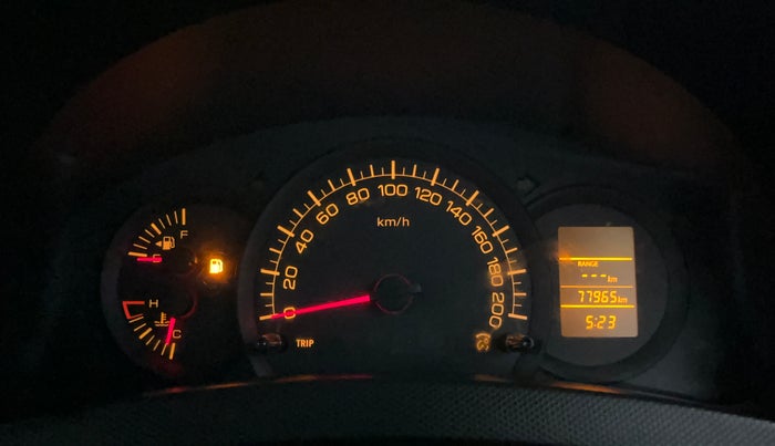2016 Maruti Swift LXI (O), Petrol, Manual, 77,956 km, Odometer Image