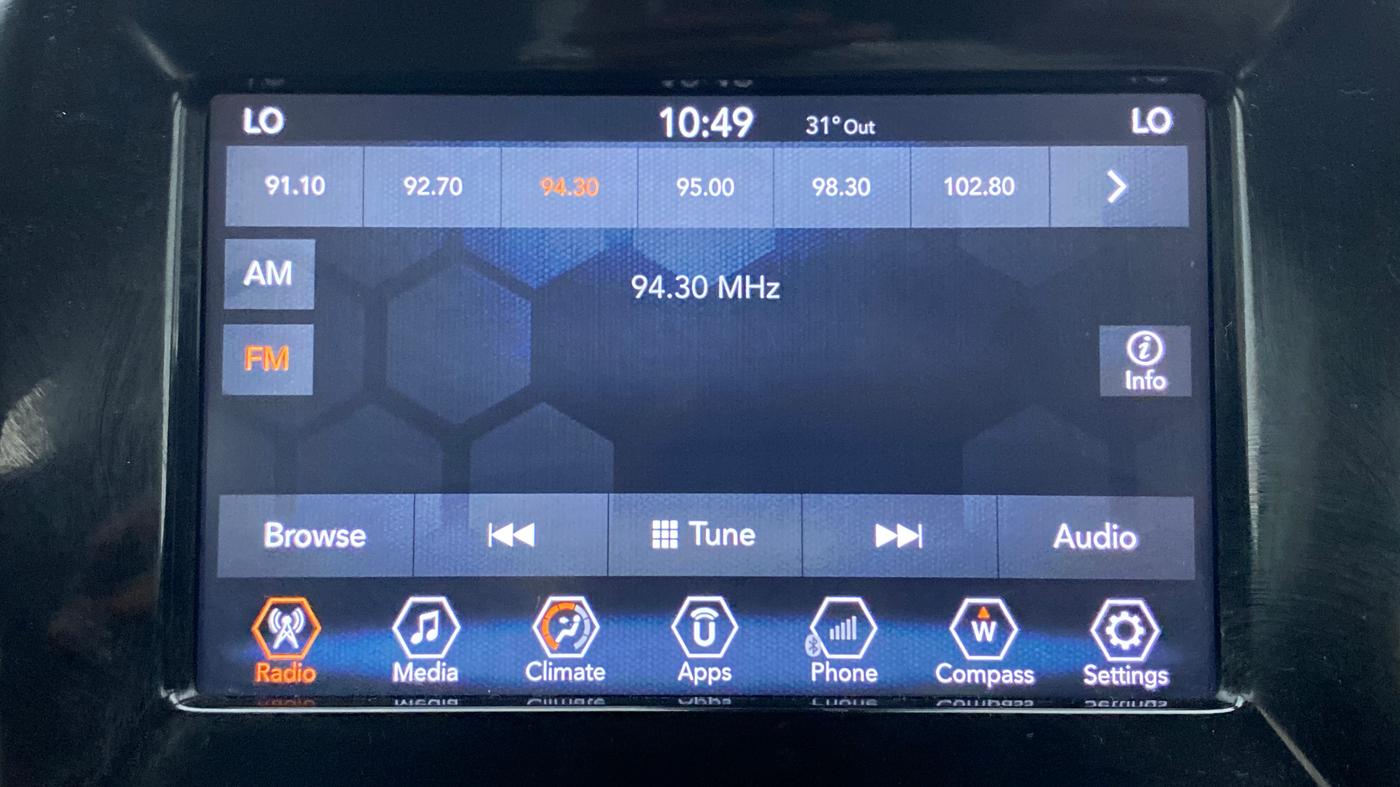 2018 Jeep Compass LIMITED 2.0 DIESEL, Diesel, Manual, 1,22,168 km, Infotainment System