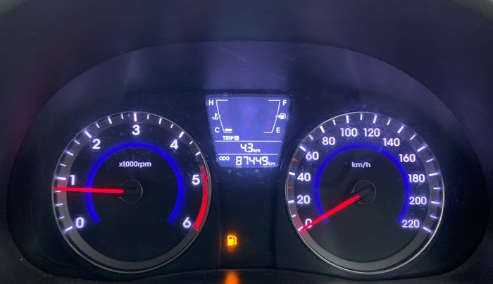 2014 Hyundai Verna FLUIDIC 1.6 CRDI SX, Diesel, Manual, 87,708 km, Odometer Image