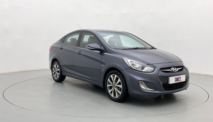 2014 Hyundai Verna FLUIDIC 1.6 CRDI SX, Diesel, Manual, 87,708 km, Right Front Diagonal