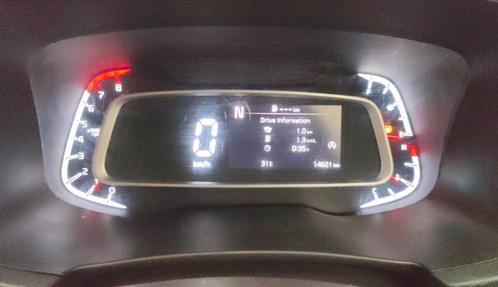 2024 KIA SONET HTX 1.0 TURBO PETROL IMT, Petrol, Manual, 14,621 km, Odometer Image