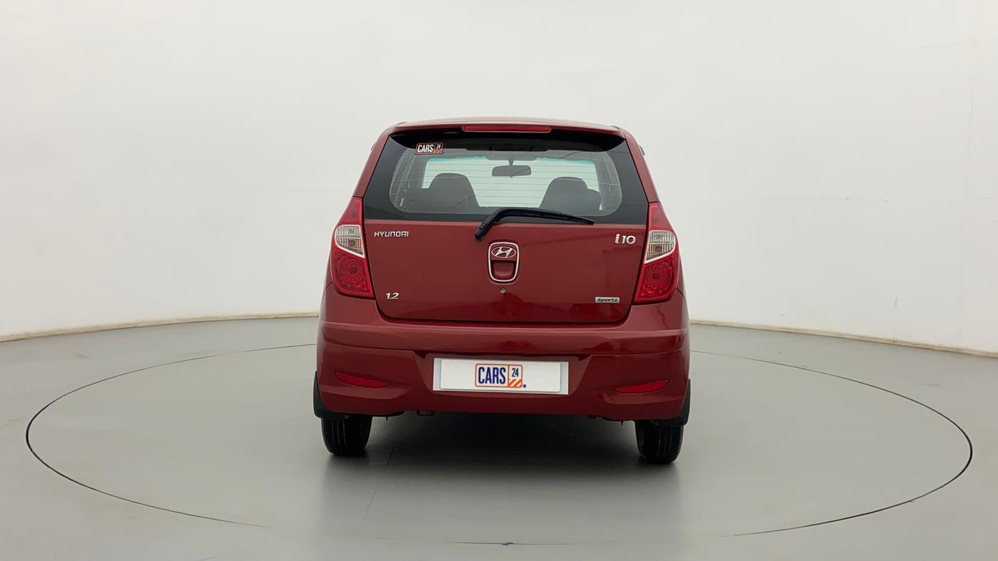 2012 Hyundai i10 SPORTZ 1.2, Petrol, Manual, 73,081 km, Back/Rear
