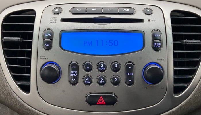 2012 Hyundai i10 SPORTZ 1.2, Petrol, Manual, 73,081 km, Infotainment System