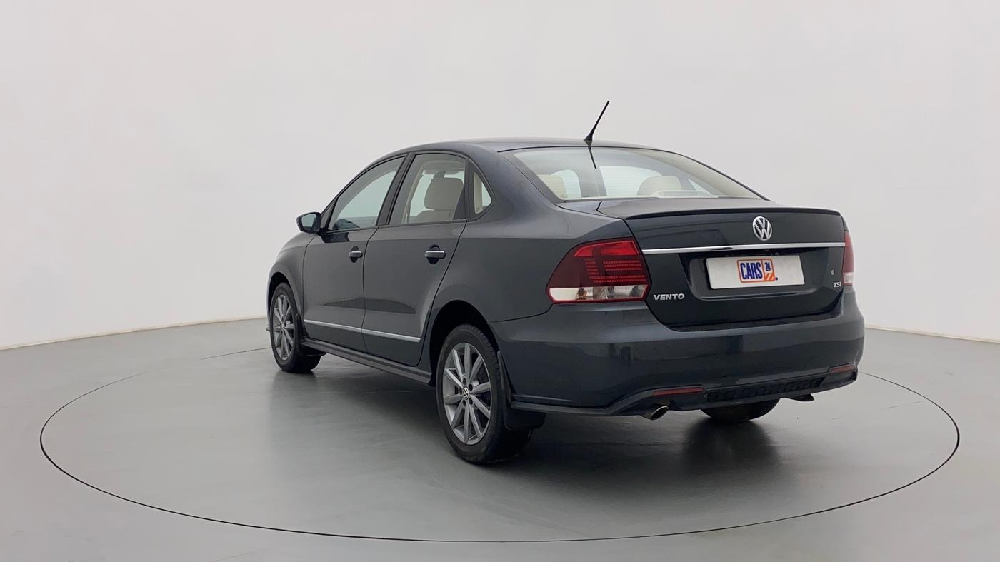 2019 Volkswagen Vento 1.2 TSI HIGHLINE PLUS AT, Petrol, Automatic, 18,336 km, Left Back Diagonal