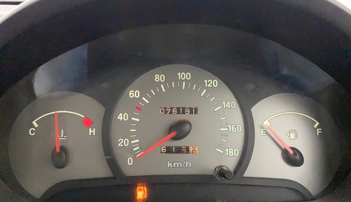 2010 Hyundai Santro Xing GLS, Petrol, Manual, 76,191 km, Odometer Image