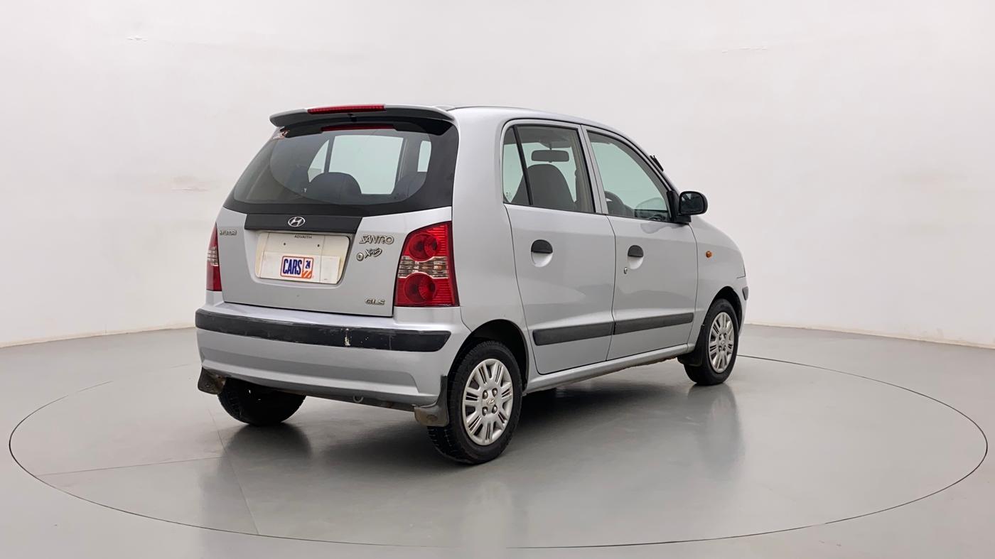 2010 Hyundai Santro Xing GLS, Petrol, Manual, 76,191 km, Right Back Diagonal