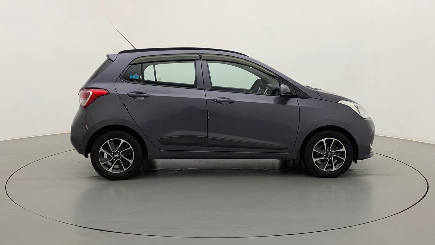 2017 Hyundai Grand i10 SPORTZ (O) AT 1.2 KAPPA VTVT, Petrol, Automatic, 40,049 km, Right Side