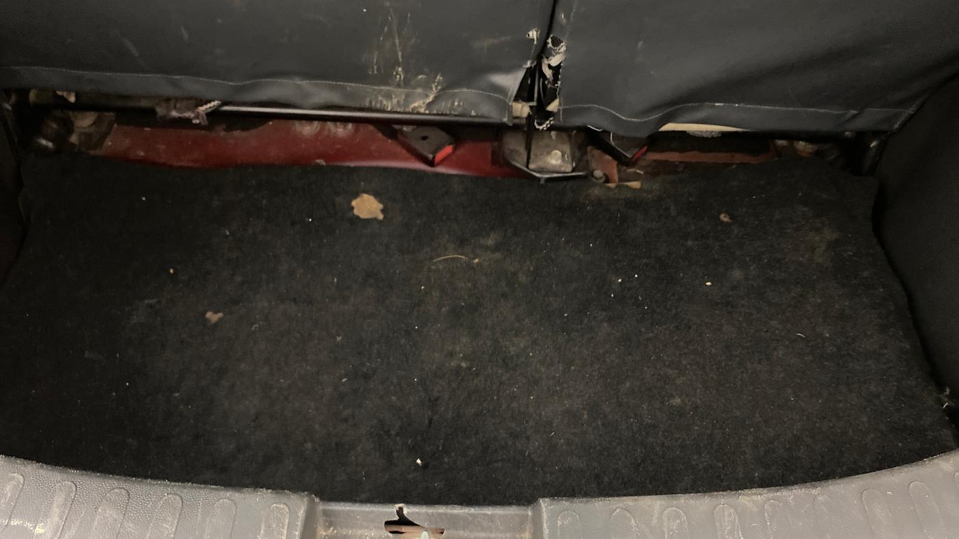 2015 Maruti Ritz VXI, Petrol, Manual, 1,00,554 km, Boot Inside