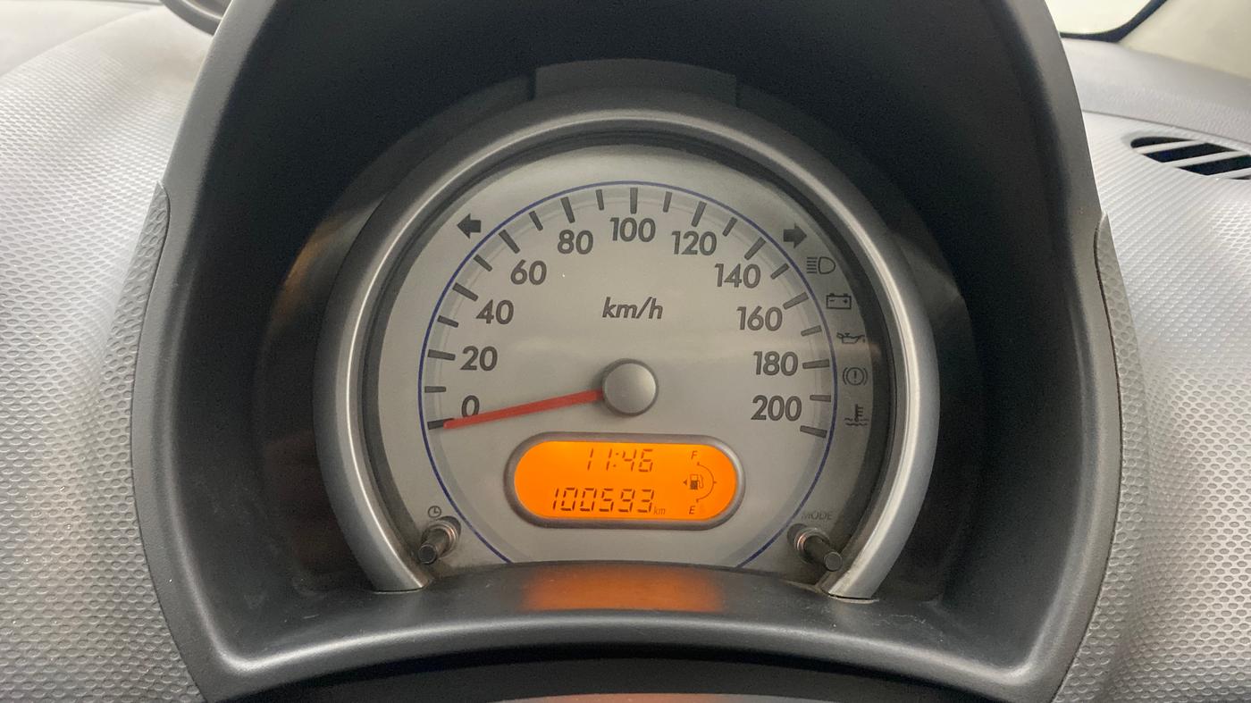2015 Maruti Ritz VXI, Petrol, Manual, 1,00,554 km, Odometer Image