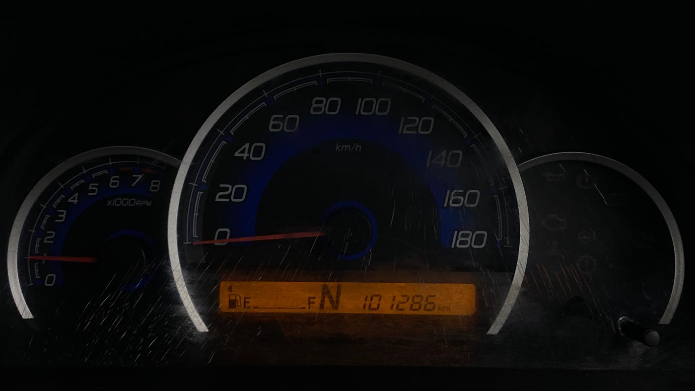 2017 Maruti Wagon R 1.0 VXI AMT, Petrol, Automatic, 1,01,283 km, Odometer Image