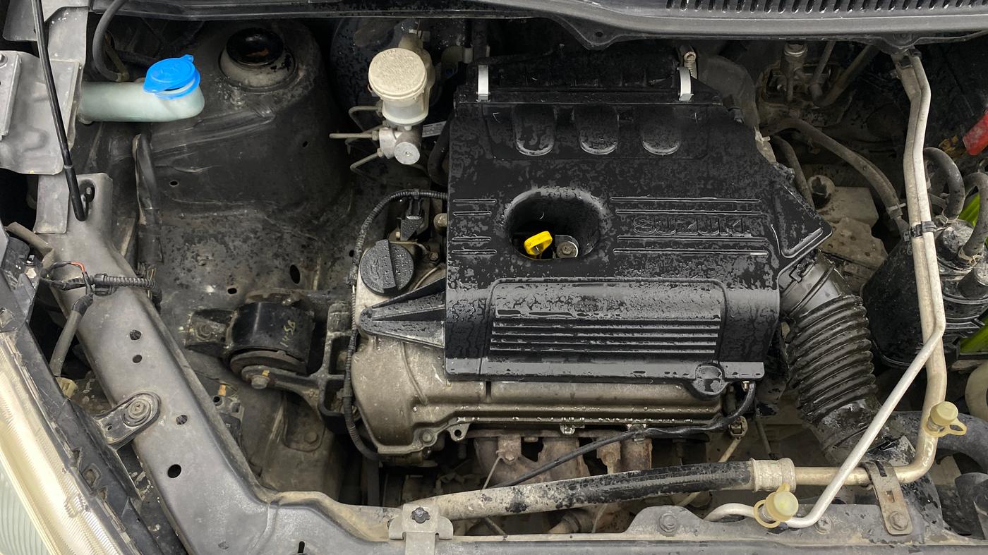 2017 Maruti Wagon R 1.0 VXI AMT, Petrol, Automatic, 1,01,283 km, Engine View - Right