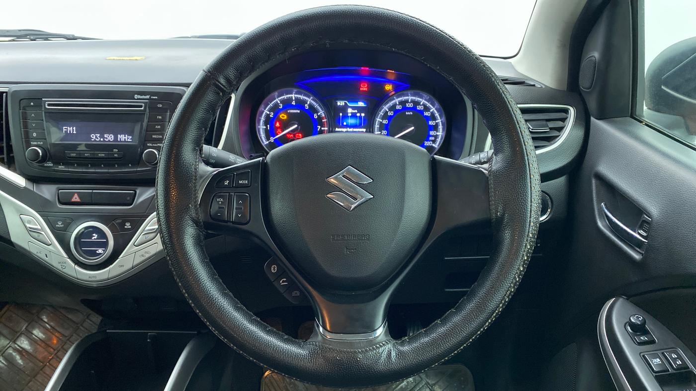 2017 Maruti Baleno ZETA 1.2 K12 AMT, Petrol, Automatic, 15,037 km, Steering Wheel