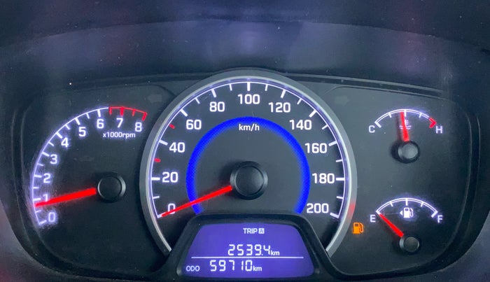 2017 Hyundai Grand i10 SPORTZ 1.2 KAPPA VTVT, Petrol, Manual, 59,710 km, Odometer Image