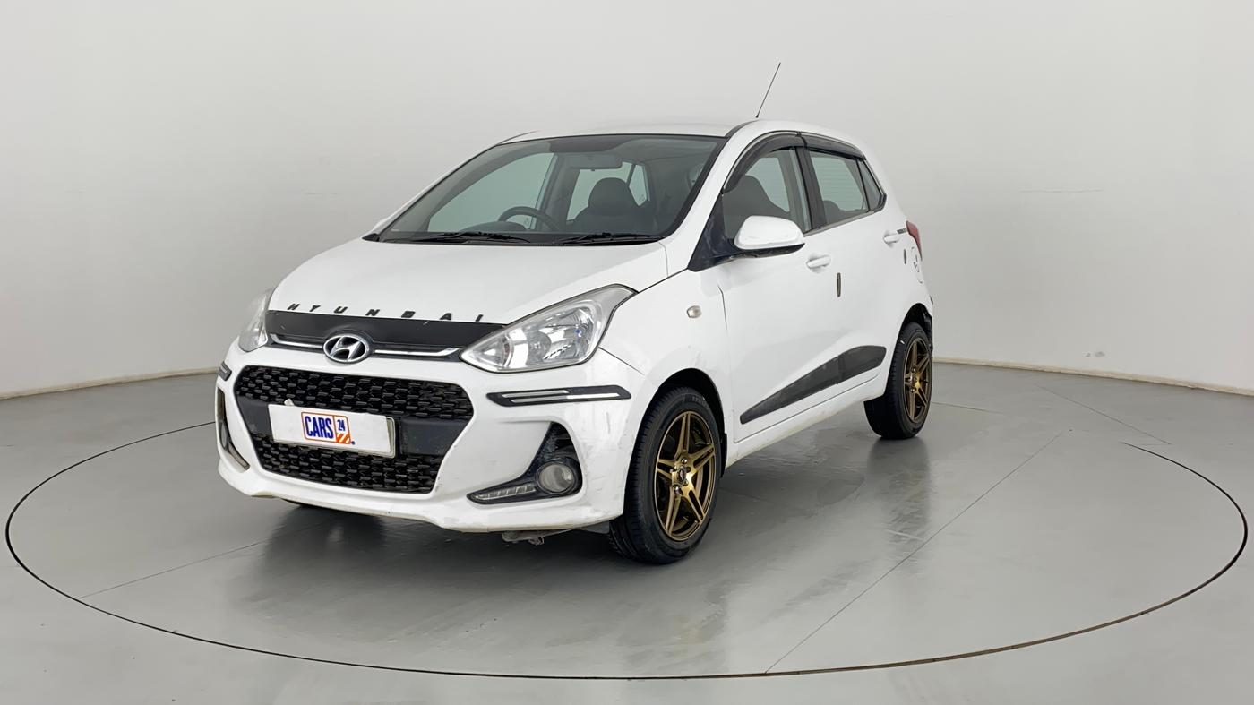 2017 Hyundai Grand i10 SPORTZ 1.2 KAPPA VTVT, Petrol, Manual, 59,710 km, Left Front Diagonal