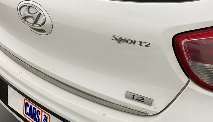 2017 Hyundai Grand i10 SPORTZ 1.2 KAPPA VTVT, Petrol, Manual, 59,710 km, Dicky (Boot door) - Slightly dented