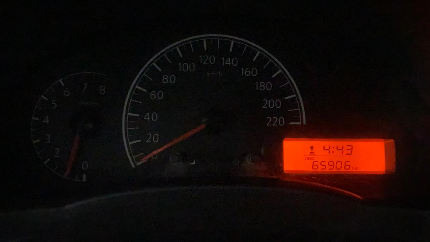 2016 Nissan Sunny XL, Petrol, Manual, 65,869 km, Odometer Image