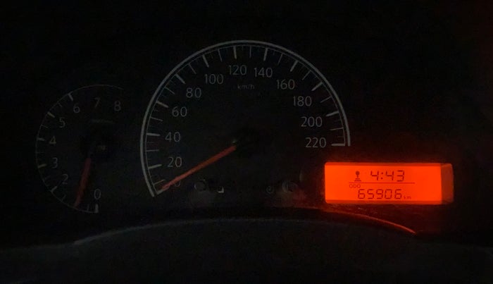 2016 Nissan Sunny XL, Petrol, Manual, 65,869 km, Odometer Image