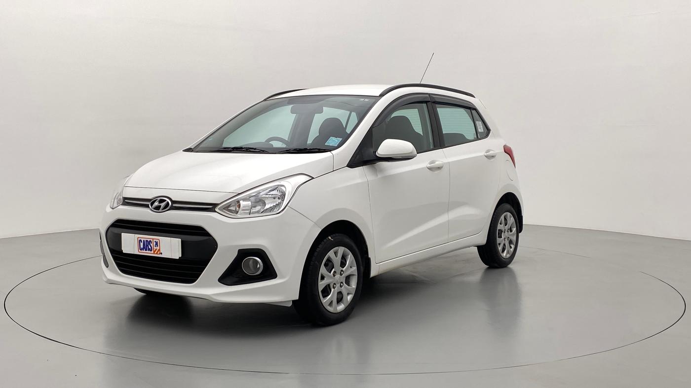 2016 Hyundai Grand i10 SPORTZ 1.2 KAPPA VTVT, Petrol, Manual, 8,768 km, Left Front Diagonal