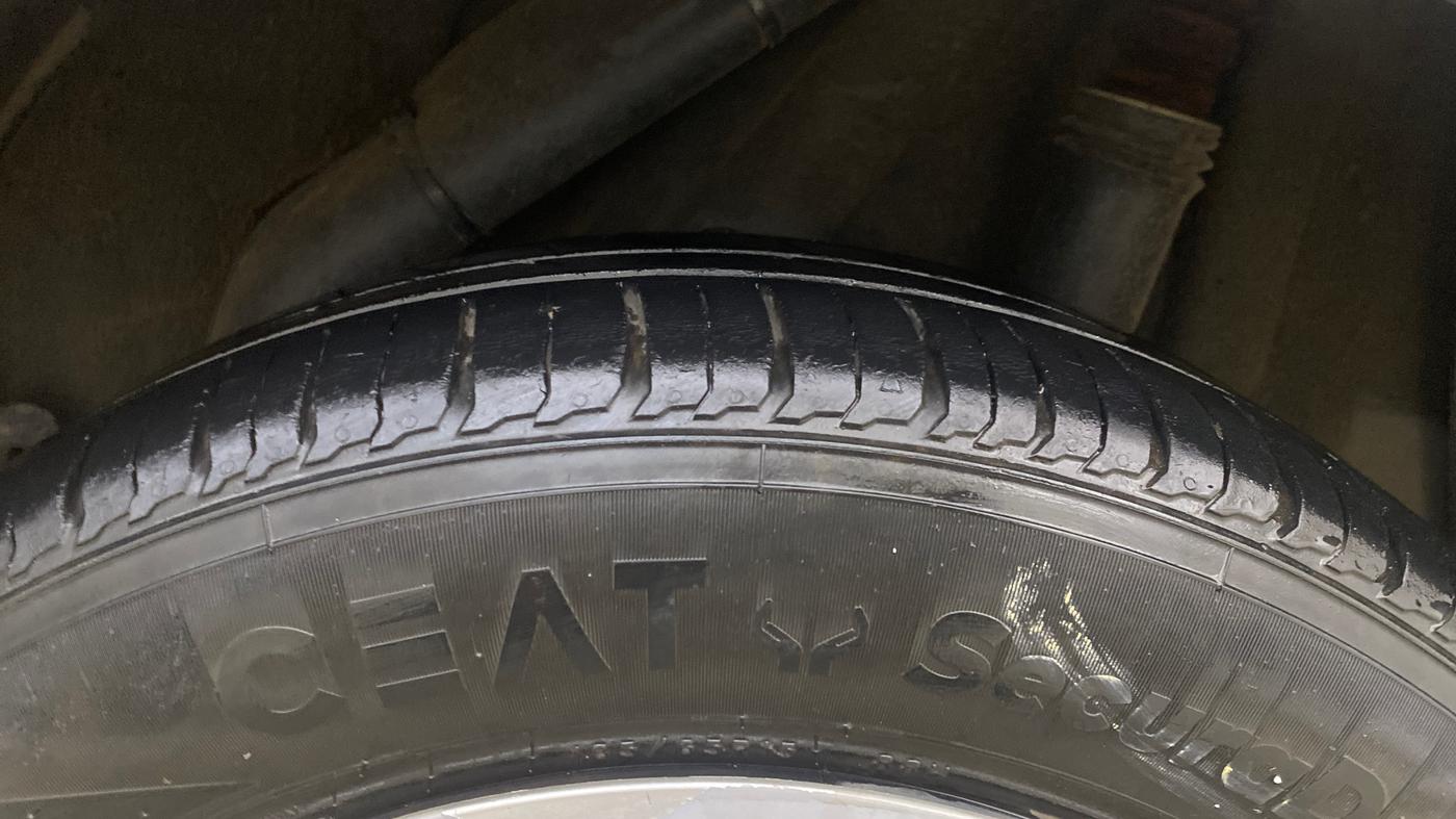 2019 Hyundai Verna 1.4 EX PETROL, Petrol, Manual, 51,218 km, Left Rear Tyre Tread