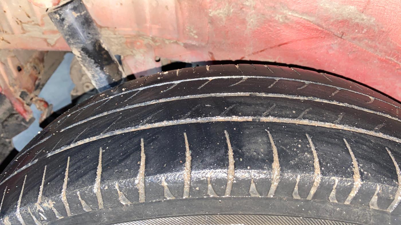 2012 Maruti Wagon R 1.0 LXI, Petrol, Manual, 66,200 km, Right Rear Tyre Tread