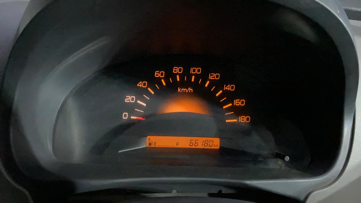 2012 Maruti Wagon R 1.0 LXI, Petrol, Manual, 66,200 km, Odometer Image