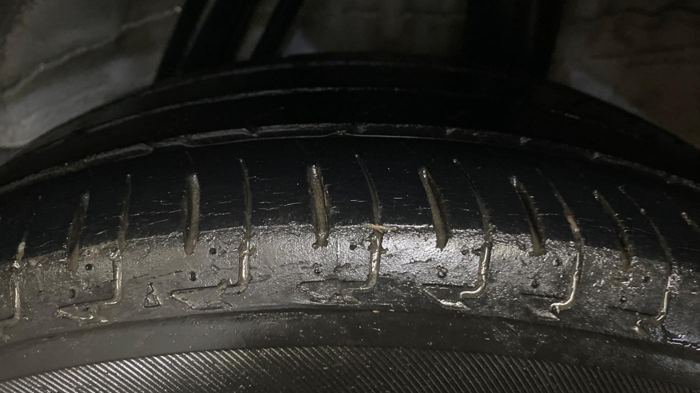 2021 Honda City 1.5L I-VTEC VX CVT, Petrol, Automatic, 1,03,513 km, Left Rear Tyre Tread