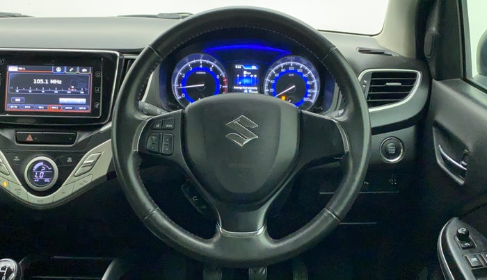 2015 Maruti Baleno ALPHA PETROL 1.2, Petrol, Manual, 14,347 km, Steering Wheel Close Up