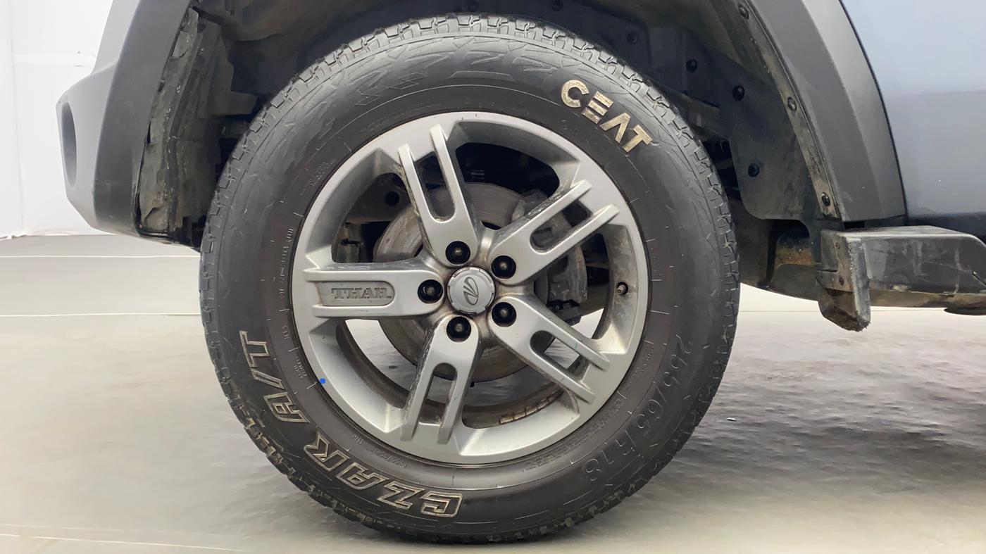 2021 Mahindra Thar LX HT PETROL 4WD MT, Petrol, Manual, 34,101 km, Left Front Wheel