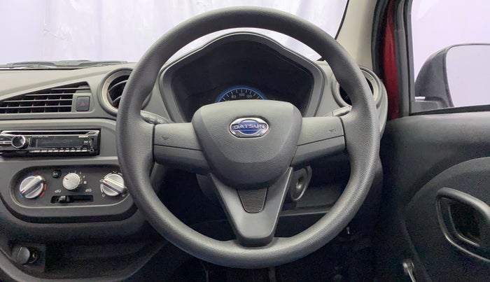 2018 Datsun Redi Go A, Petrol, Manual, 34,982 km, Steering Wheel Close Up