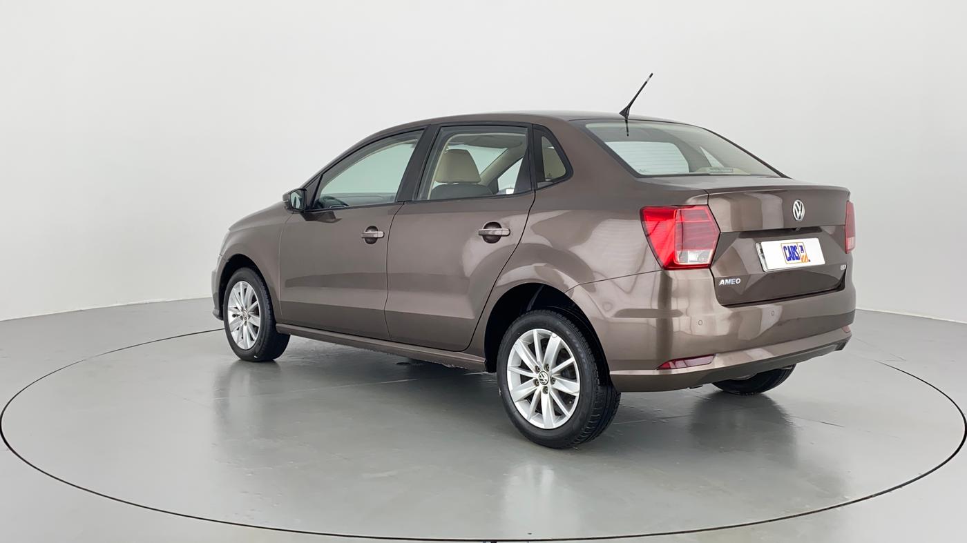 2017 Volkswagen Ameo HIGHLINE PLUS DSG 1.5, Diesel, Automatic, 42,382 km, Left Back Diagonal