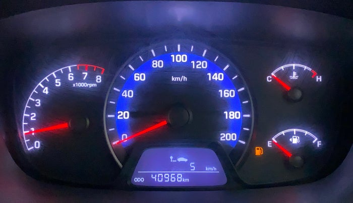 2014 Hyundai Xcent S 1.2, Petrol, Manual, 40,968 km, Odometer Image