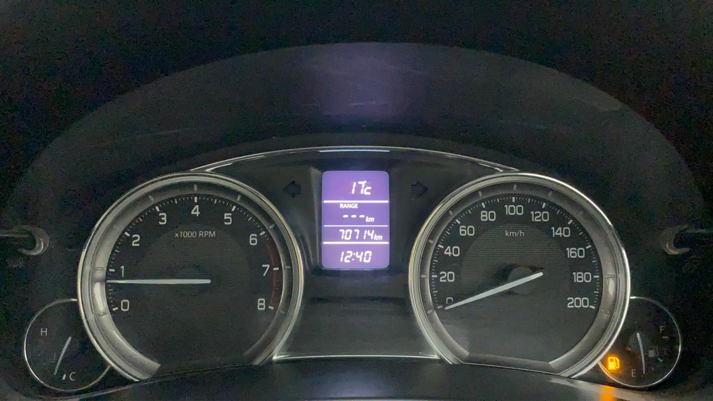 2014 Maruti Ciaz ZXI, Petrol, Manual, 70,714 km, Odometer Image