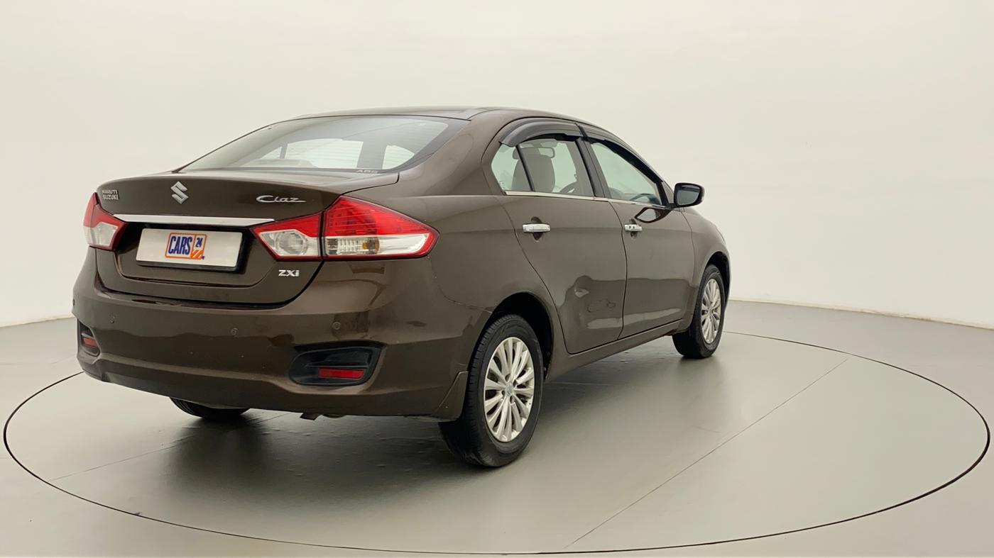 2014 Maruti Ciaz ZXI, Petrol, Manual, 70,714 km, Right Back Diagonal