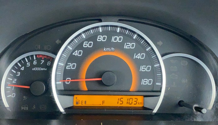 2010 Maruti Wagon R 1.0 VXI, Petrol, Manual, 15,588 km, Odometer Image