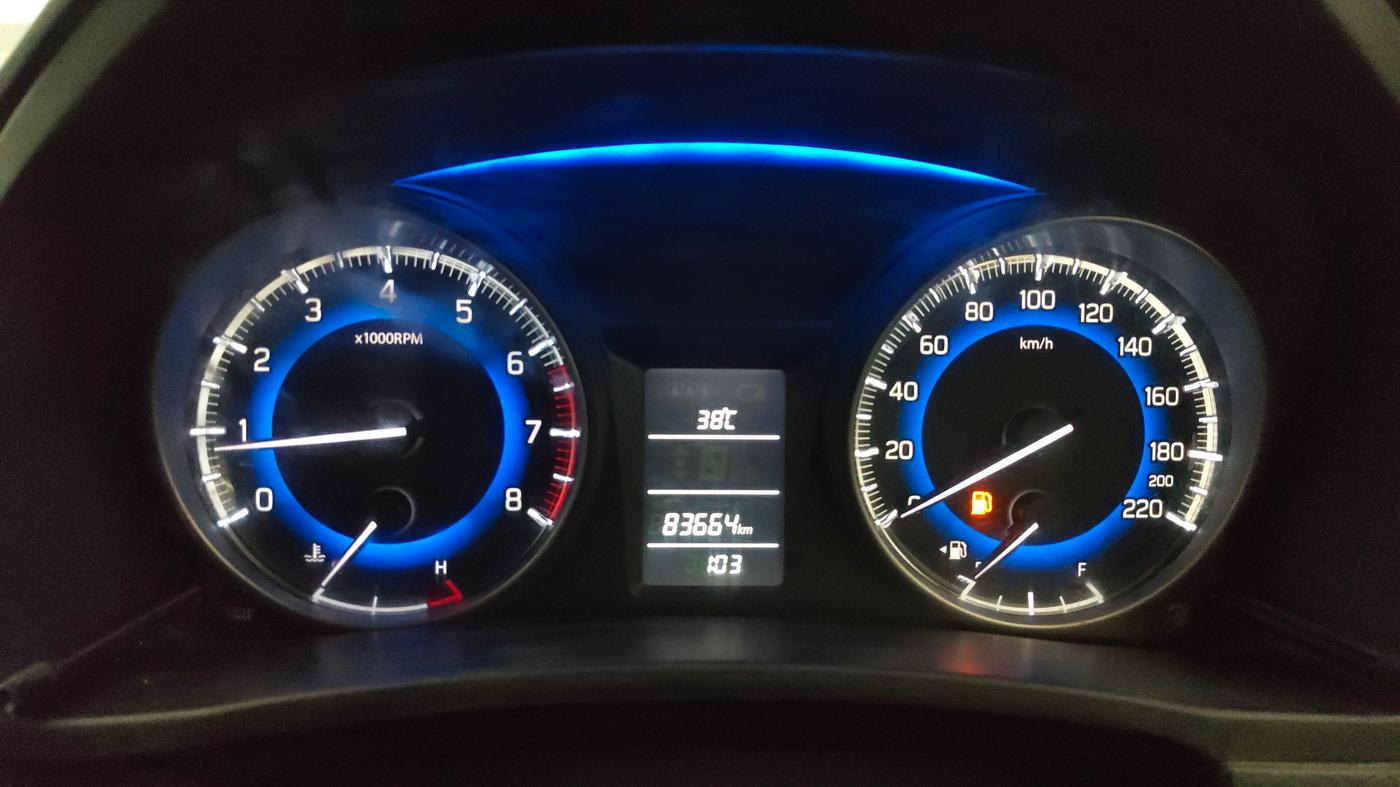 2016 Maruti Baleno DELTA PETROL 1.2, Petrol, Manual, 83,624 km, Odometer Image