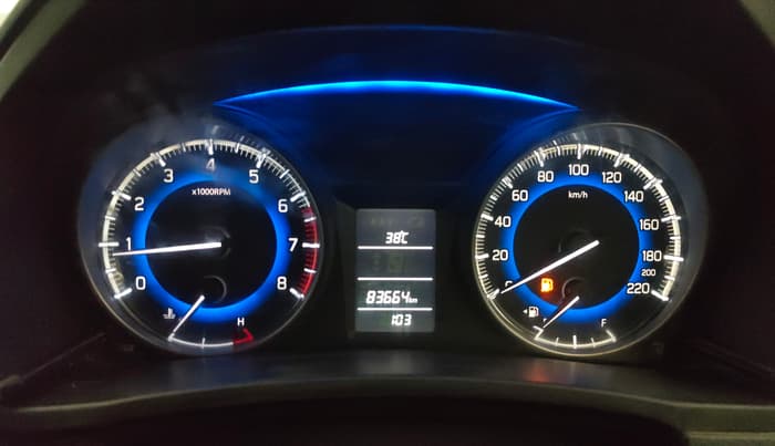 2016 Maruti Baleno DELTA PETROL 1.2, Petrol, Manual, 83,624 km, Odometer Image
