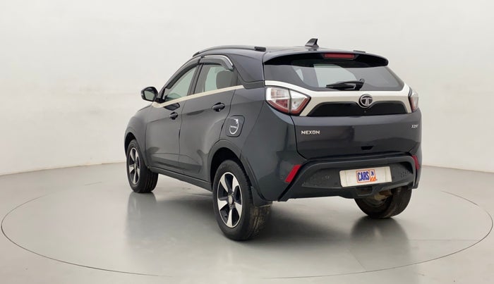 2019 Tata NEXON XZA + 1.2 PETROL A/T, Petrol, Automatic, 28,195 km, Left Back Diagonal
