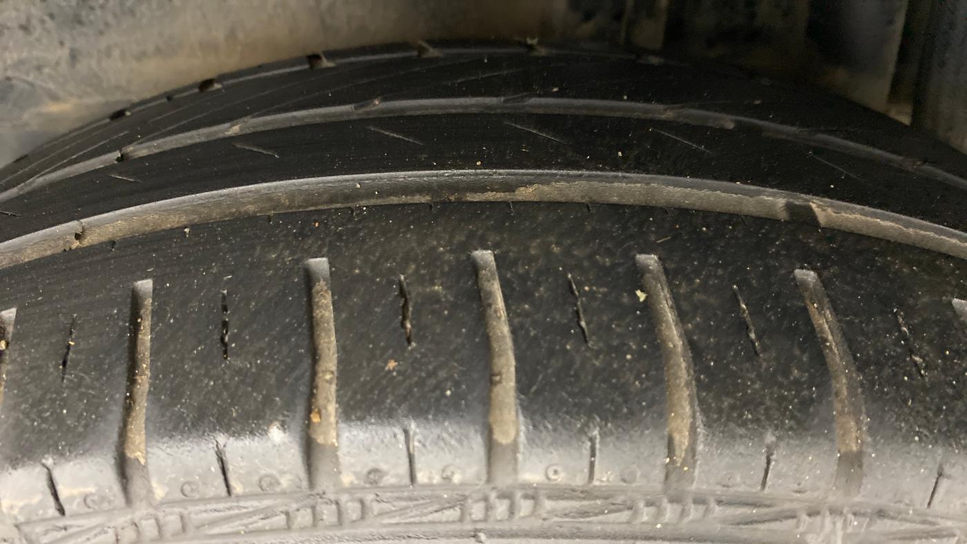 2018 Toyota YARIS G CVT, Petrol, Automatic, 33,686 km, Left Rear Tyre Tread