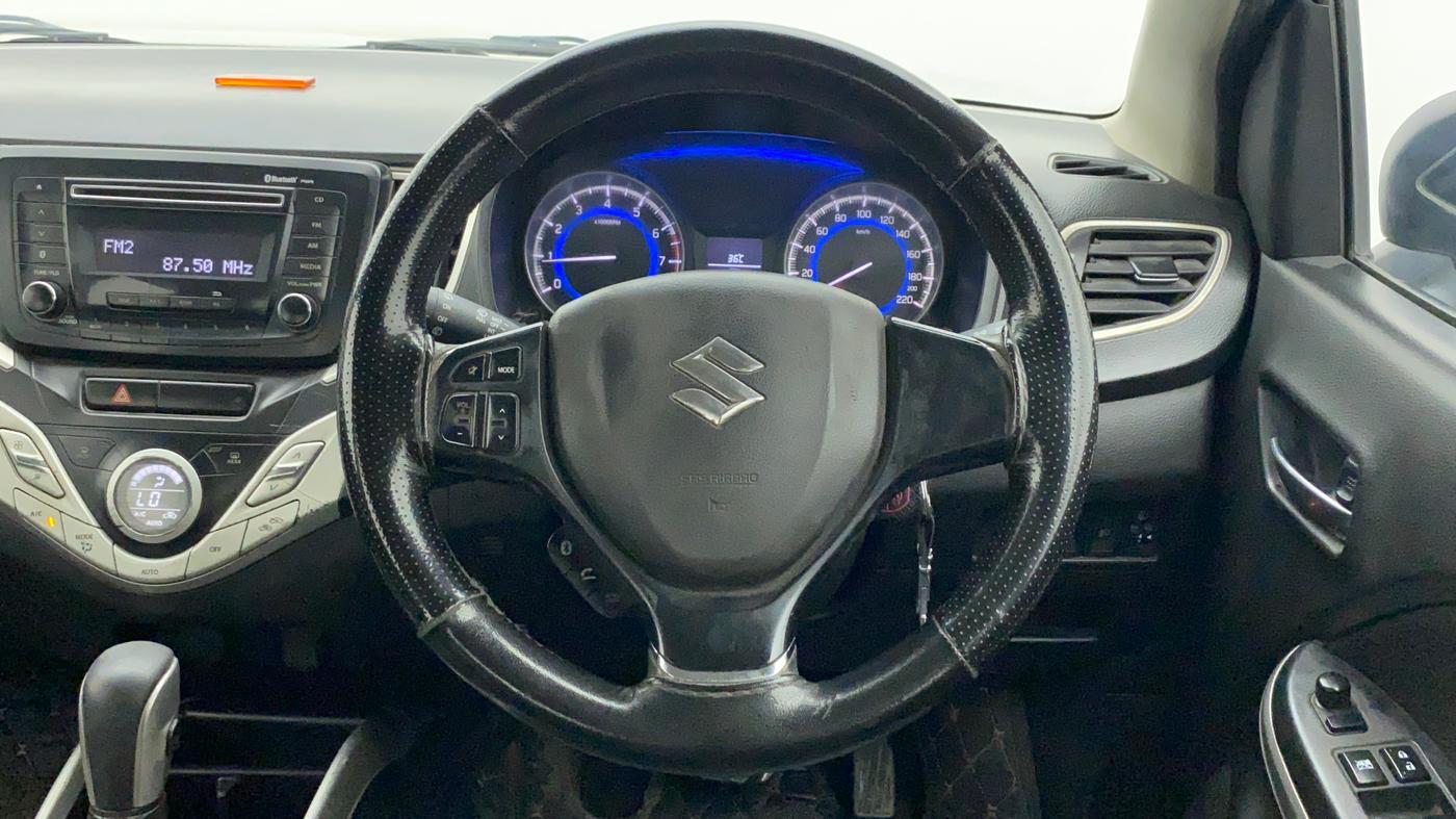 2016 Maruti Baleno DELTA CVT PETROL 1.2, CNG, Automatic, 1,13,205 km, Steering Wheel Close Up