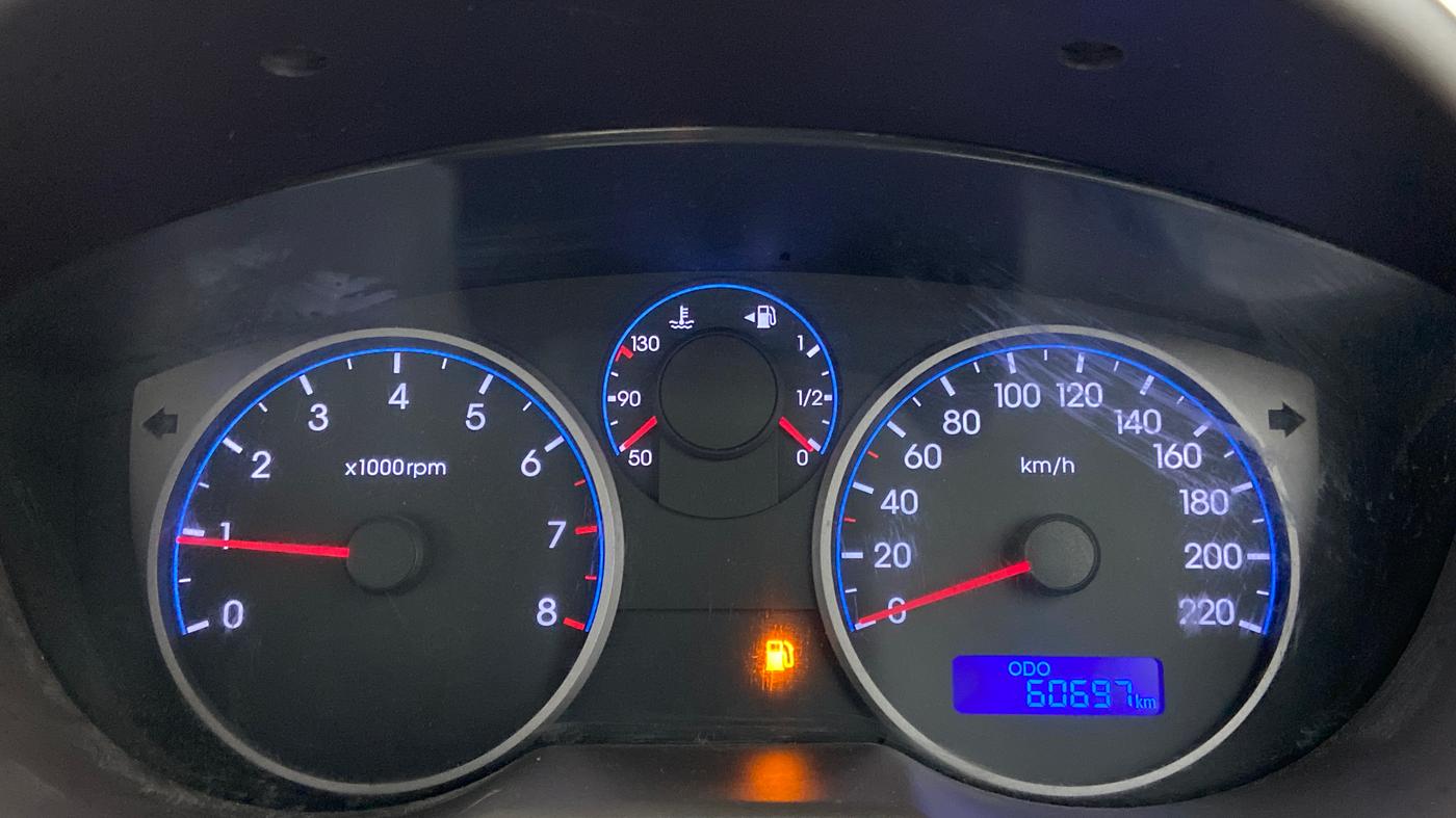 2010 Hyundai i20 MAGNA (O) 1.2, Petrol, Manual, 60,790 km, Odometer Image
