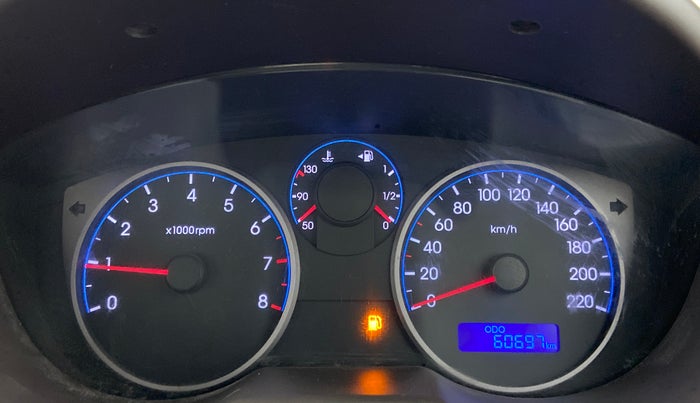 2010 Hyundai i20 MAGNA (O) 1.2, Petrol, Manual, 60,790 km, Odometer Image