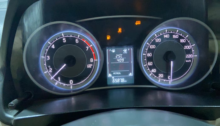 2024 Maruti Dzire ZXI CNG, CNG, Manual, 56,564 km, Odometer Image