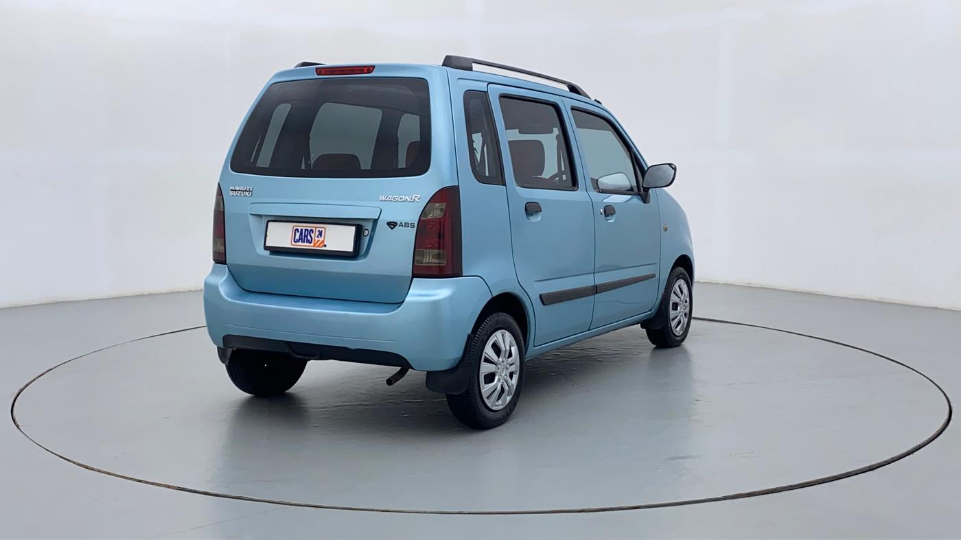 2009 Maruti Wagon R LXI, Petrol, Manual, 69,146 km, Right Back Diagonal (45- Degree) View