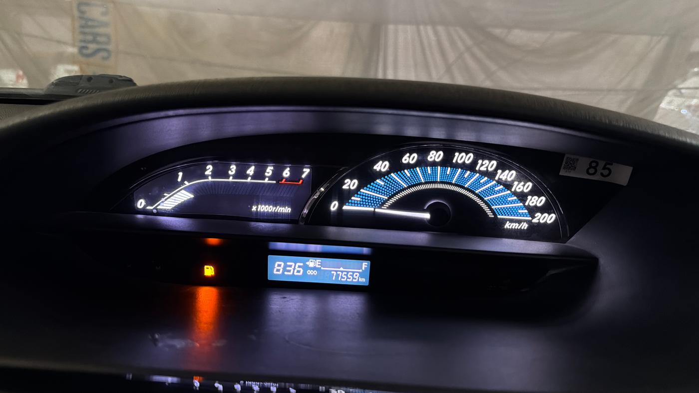 2018 Toyota Etios Liva V, Petrol, Manual, 77,543 km, Odometer Image