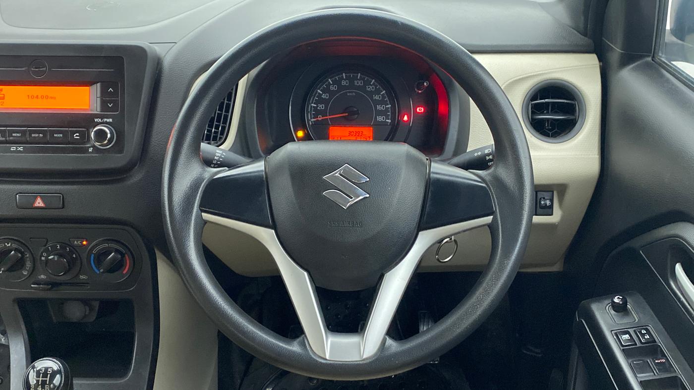 2020 Maruti New Wagon-R VXI 1.0, Petrol, Manual, 30,500 km, Steering Wheel Close Up