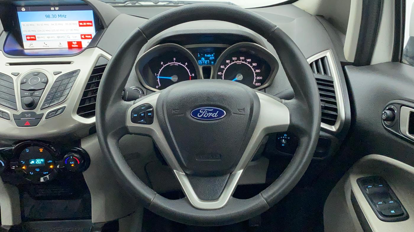 2017 Ford Ecosport TITANIUM 1.5L DIESEL, Diesel, Manual, 58,387 km, Steering Wheel Close Up