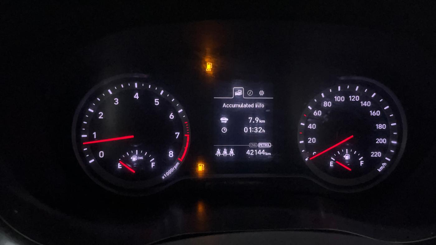 2023 Hyundai GRAND I10 NIOS SPORTZ 1.2 KAPPA VTVT CNG, CNG, Manual, 42,180 km, Odometer Image